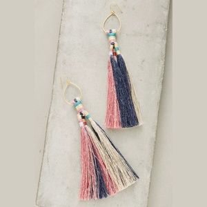 Anthropologie Canyon Duster Drop Earrings